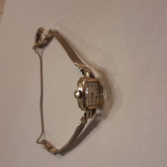 Lady Elgin 14k Gold Filled Wristwatch Watch Circa 1954 - Picture 4 of 8